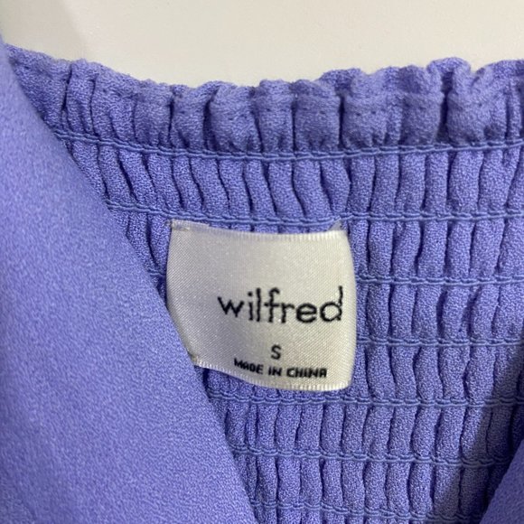 Aritzia Wilfred Novella Short sleeve Blouse Size Small - Picture 3 of 4